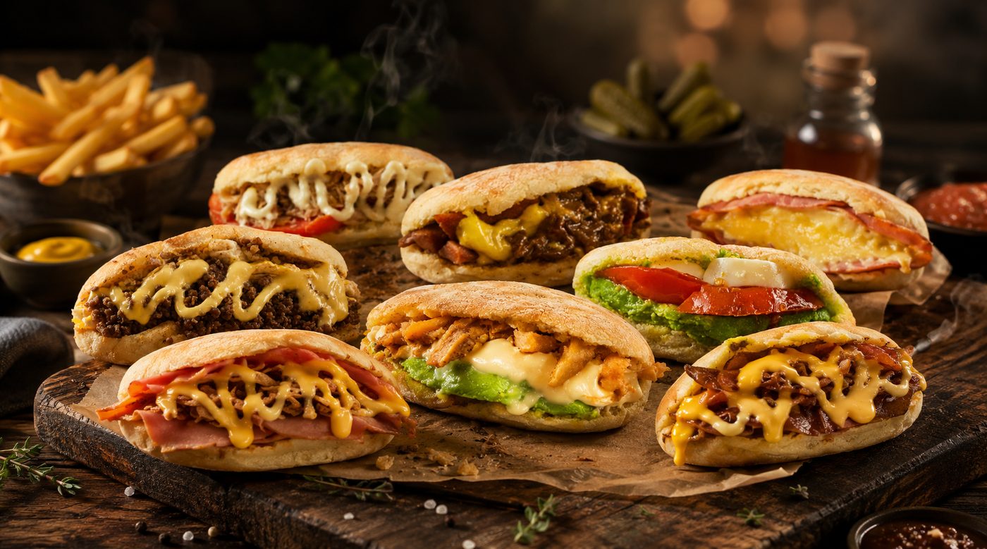 Le 40 mini sandwiches